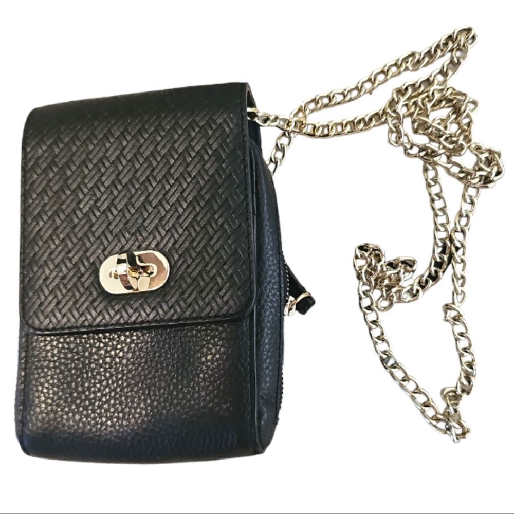 Draper James Black Phone Crossbody, NWOT